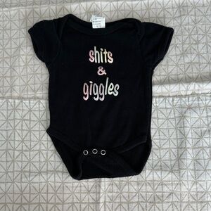 Playful Black Kids Bodysuit